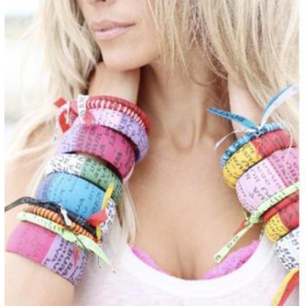 PINK/PURPLE Brazilian-Eco Bangle LARGE size